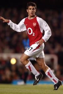 Cesc Fabregas' Arsenal debut