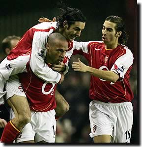 Flamini, Pires and Henry...
