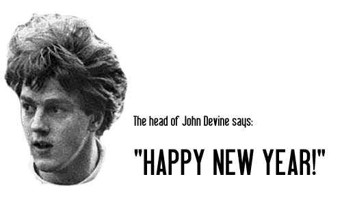 John Devine wishes you happy new year