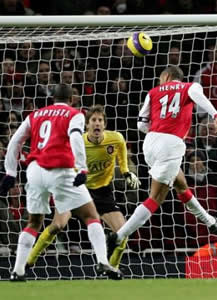 Thierry powers home the winner