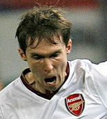 Hleb gets it in the bollocks