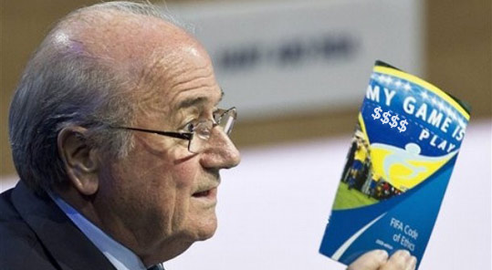 Sepp Blatter - crooked cunt