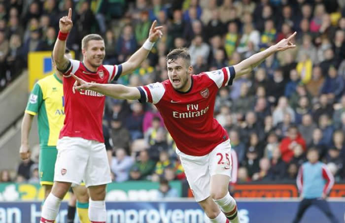 Carl Jenkinson - Norwich 0-2 Arsenal 2014
