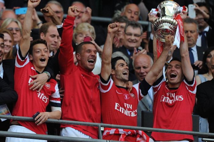 Arsenal win the FA Cup 2014