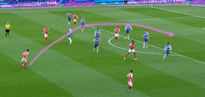 Ozil's pass for Alexis in the FA Cup semi-final