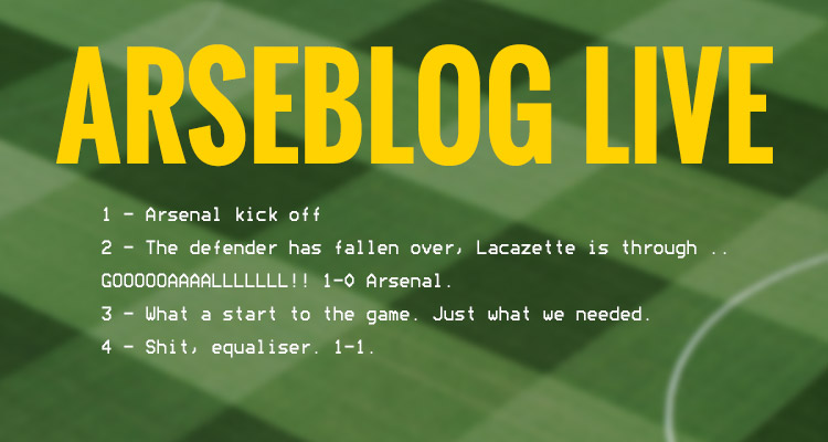 Arsenal live blog