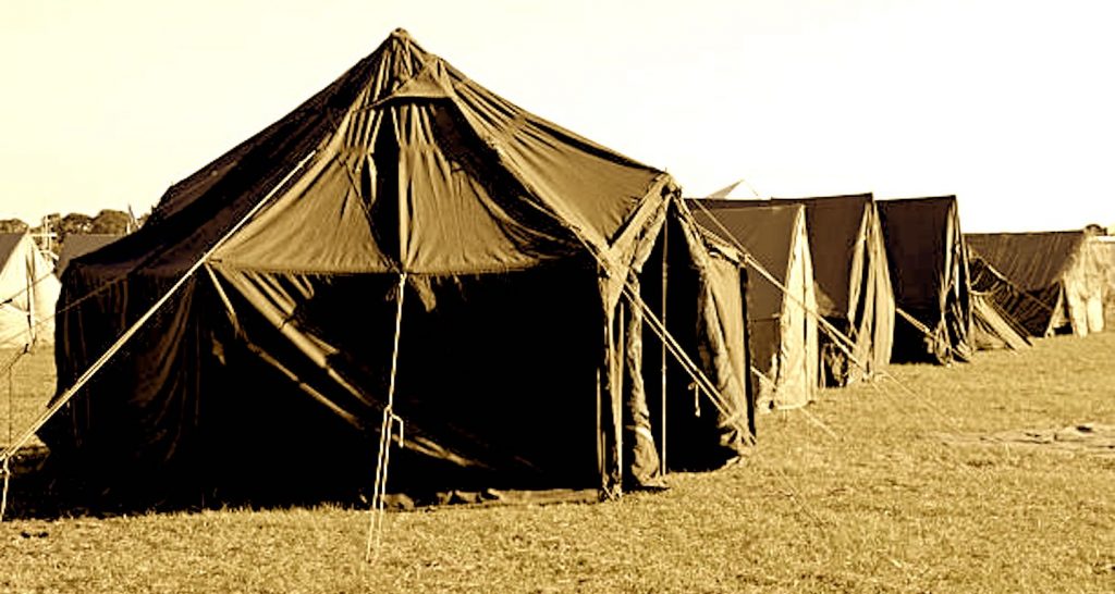 Interlull army camp